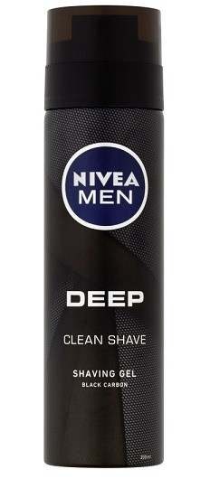 Nivea Deep clean black 200ml gel na hole | Kosmetické a dentální výrobky - Pánská kosmetika - Přípravky na holení